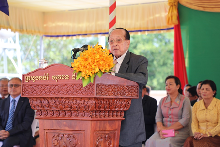 柬埔寨副首相何南丰致辞