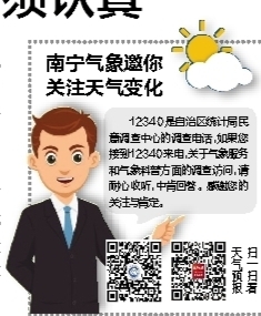 广西气象台继续发布高温蓝色预警 防暑必须认真(二)