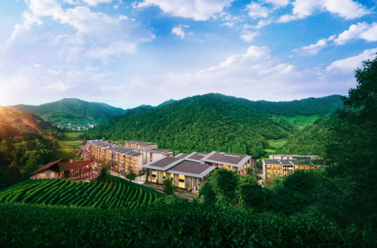 图为泰康之家·大清谷鸟瞰