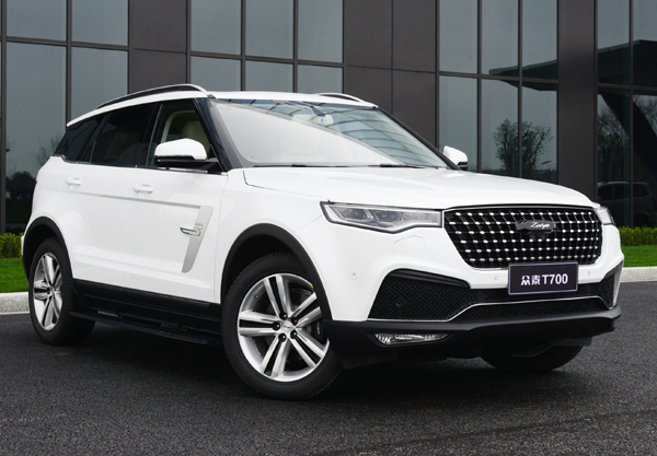 众泰t700上市价格售10.68万