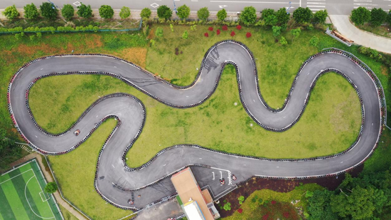 卡丁车基地航拍图