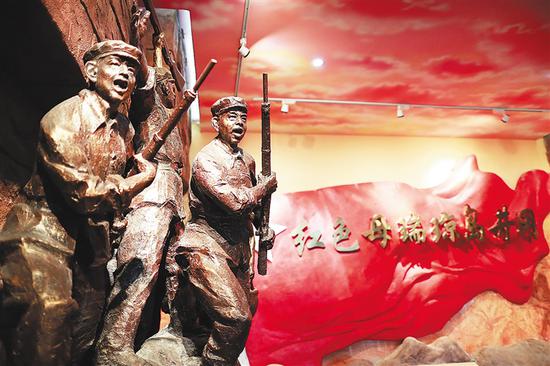 母瑞山革命根据地纪念园. 海南日报记者 张杰 摄