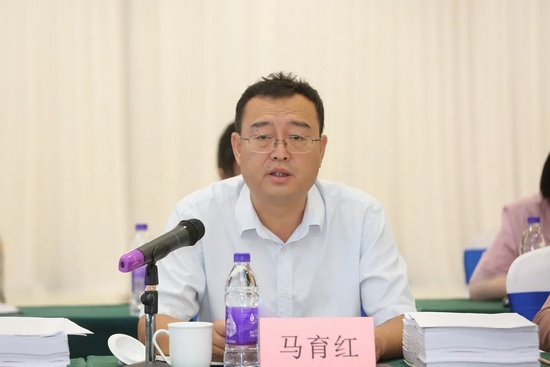 崖州区委书记马育红作表态发言