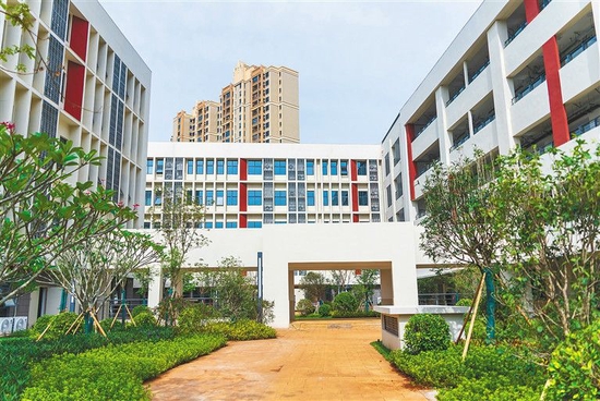 海口江东新区东岸小学项目下月投用_新浪海南_新浪网