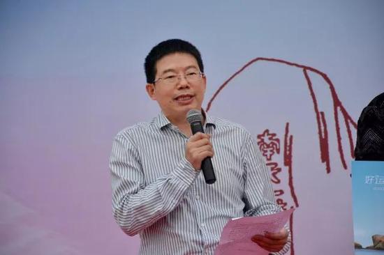 天涯海角游览区董事长李南廷发表讲话