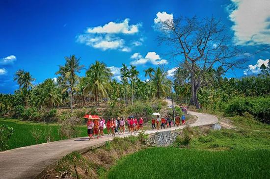 组图海南的四好农村路照每一张都很美