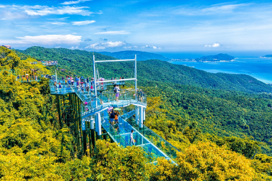 三亚亚龙湾热带天堂森林公园-玻璃栈桥