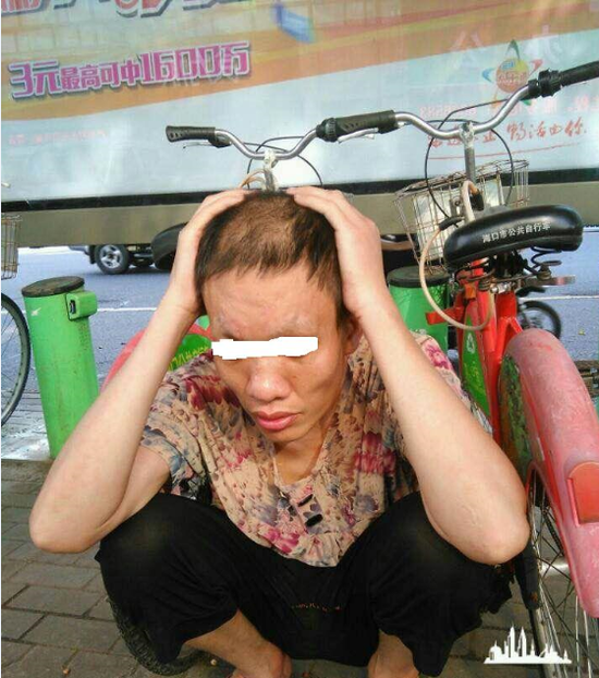 精神病患者损毁海口公共自行车200多辆没法管