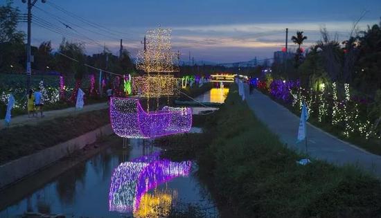 明月晚会灯光秀田园风国庆假期龙寿洋和您有个约会