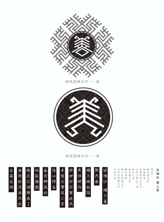 自古以来,各民族文化相互交融,相互促进,相互影响,如今的黎族图腾文字