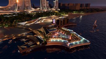 “三月三”东方主会场海上舞台竣工