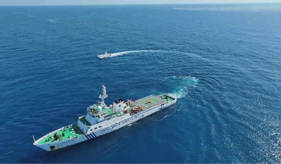 海洋综合执法与深远海无人智能装备应用（北礁海域领海基点巡查）