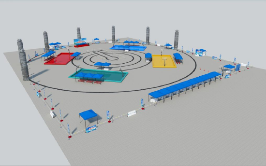 场地布置效果图