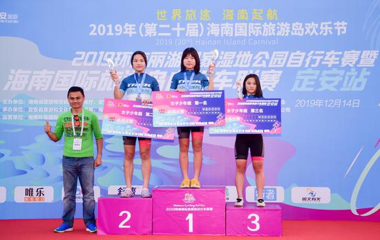 2019环南丽湖国家湿地公园自行车赛14日定安开赛近600名选手参赛