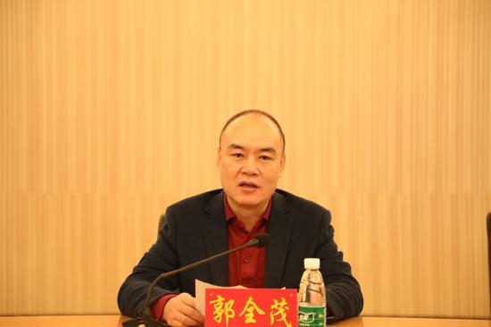 省委统战部副部长,省工商联党组书记郭全茂在签约仪式上致辞.