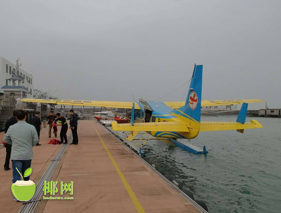 海口水上飞机开通试运营 2条观光线路供市民游客选择