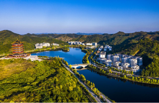 武当山太极湖新区 资料图片