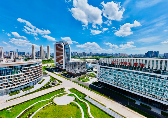 建设一新的武汉市肺科医院汉江湾院区即将开诊