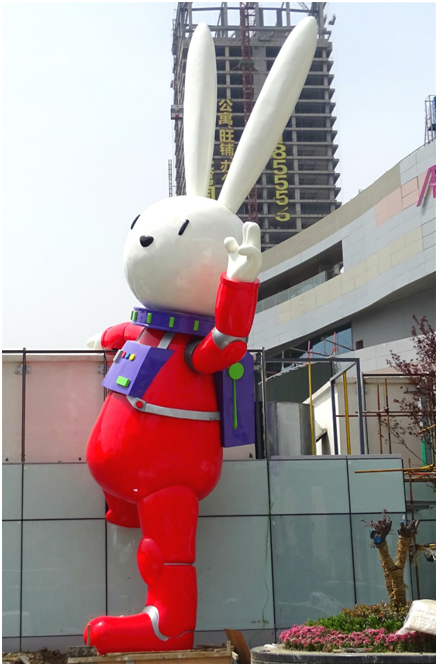 凯德61西城本月28日盛大开业巨型凯西兔引领武汉商业新潮流