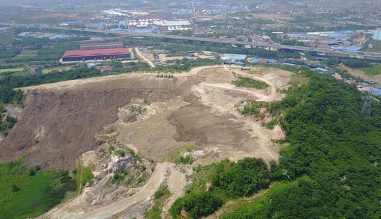 汉阳汤家山弃土消纳场投入试运营 未来将建成主题公园