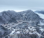湖北九宫山现冰雪云海