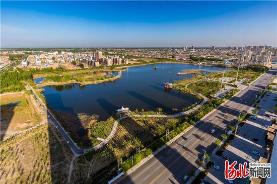 图为清河县生态公园景色.通讯员宋红雷摄