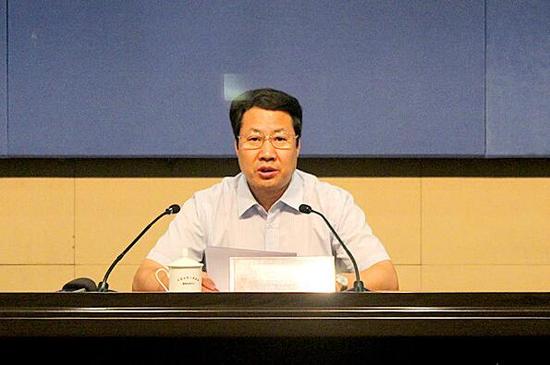 石家庄市政府副市长郝竹山发表讲话