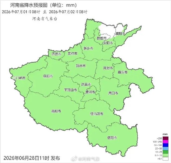 河南即将“下开水”！周三全省将迎来大范围降雨 35℃以上高温天天见