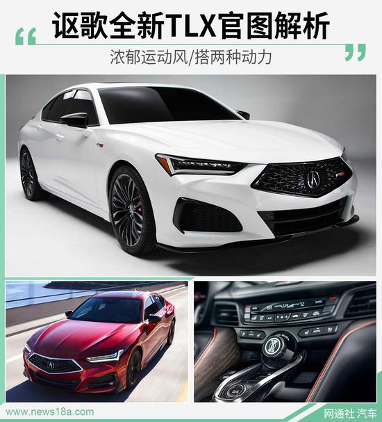 浓郁运动风 讴歌全新tlx官图解析