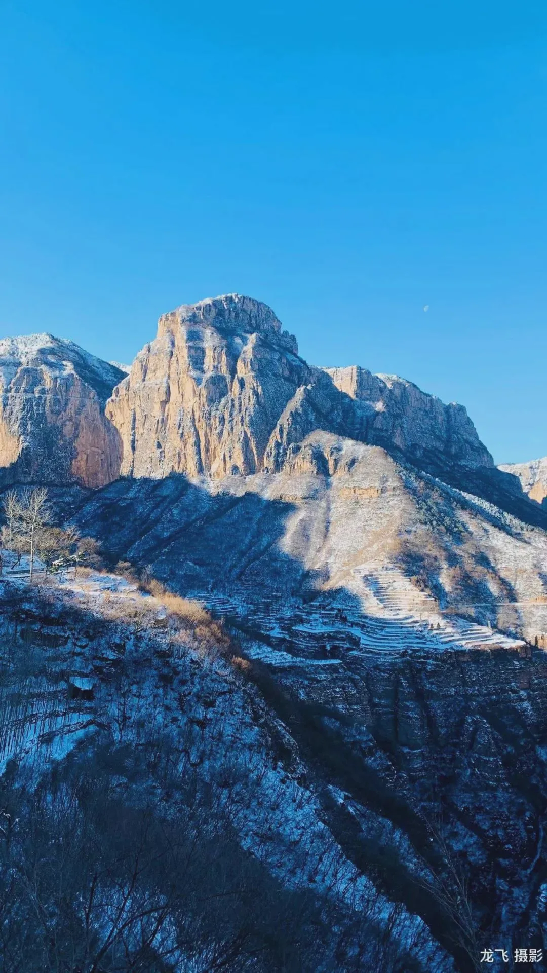 太行山大峡谷冬季图片