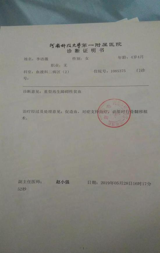 图为诊断证明
