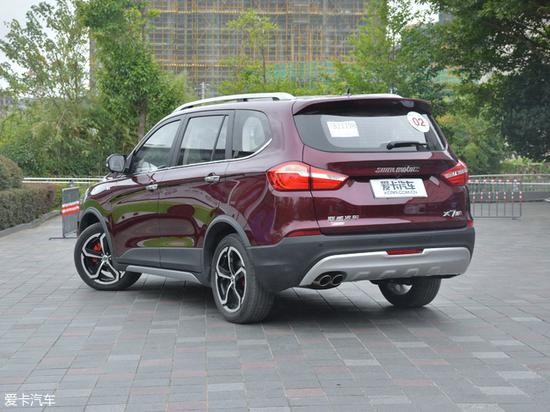 斯威x7 5座版车型正式上市 8.59万元起