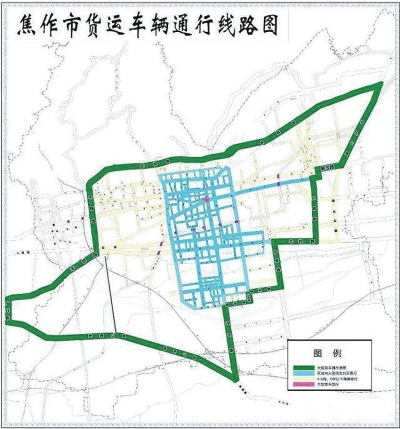 12月10日起焦作市区这些路段高峰期间货车限行