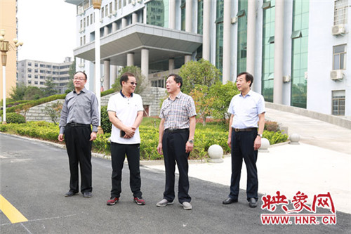 南阳中级人民法院副院长王振国到镇平县人民法院调研指导