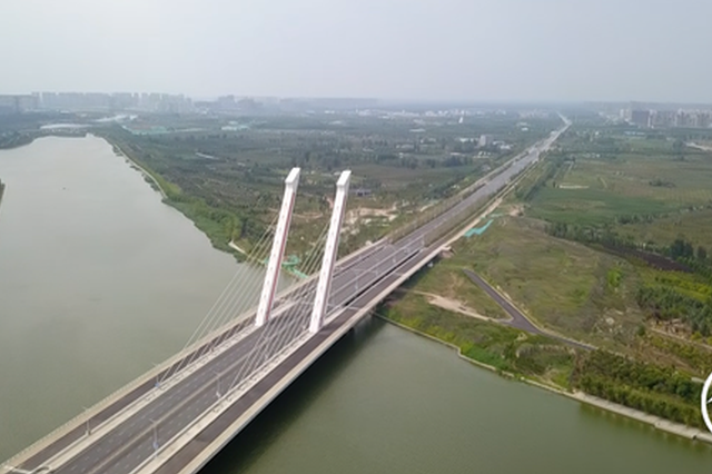 亚洲最宽无背索斜塔斜拉桥——郑州贾鲁河大桥