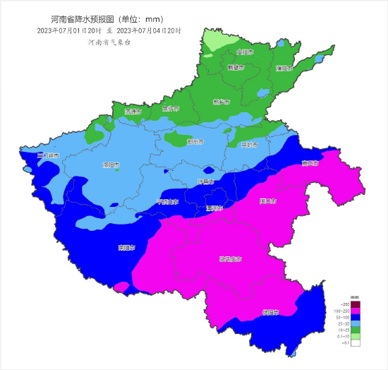 河南降雨图图片