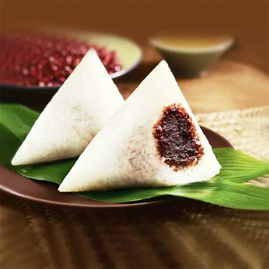 豆沙枣泥粽子