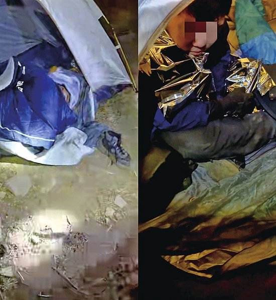 大年初二夜河南南太行上演生死救援 14岁男孩被困深山