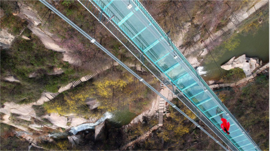 3d高空玻璃桥(摄影:丁罗义)