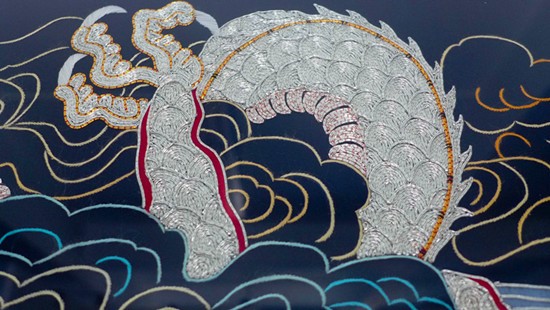 非遗中国宁波金银彩绣