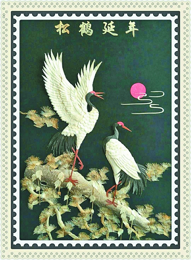 黑龙江巧妇杨双艳:鱼皮鱼鳞剪出"锦绣画卷"_高清图集_新浪网