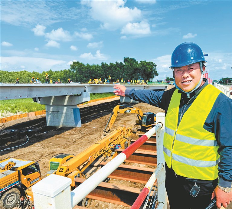 项目建设进行时｜水毁桥重建项目进入收尾阶段