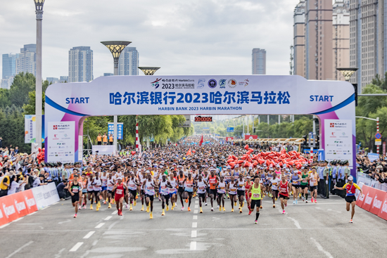 多名选手打破赛会纪录哈尔滨银行2023哈尔滨马拉松圆满落幕