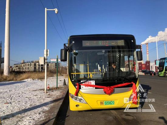 哈尔滨松北新区开通公交环线1路,2路下步还有大动作
