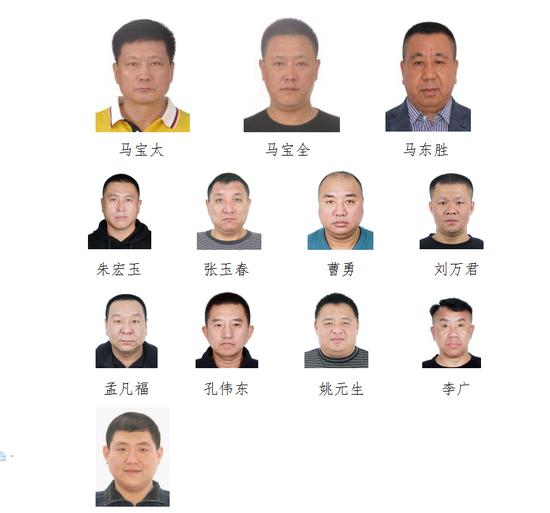 近日,我市警方发布公告,向社会公开征集马宝太,马宝全,马东胜,朱宏玉