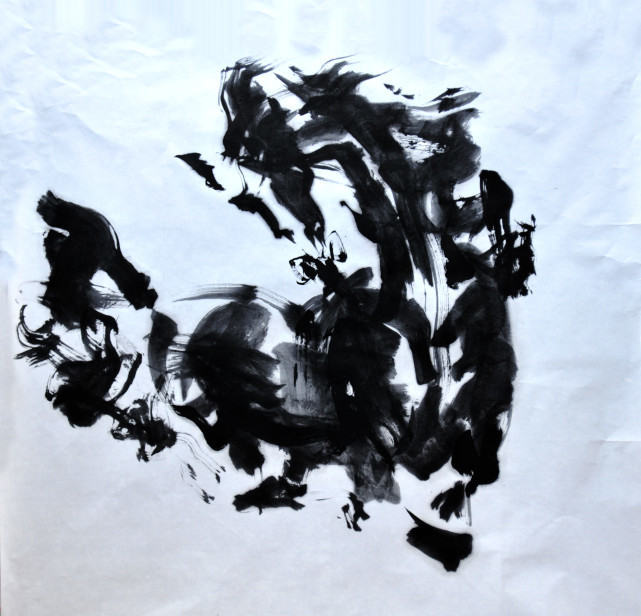 国画大师马力:挥毫《追月》纪念"嫦娥五号"探月壮举