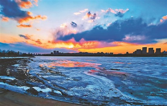 牡丹江提前"文开江"_新浪黑龙江_新浪网