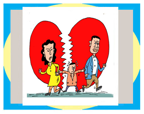 夫妻俩闹离婚 将两岁儿子扔路边各自离开