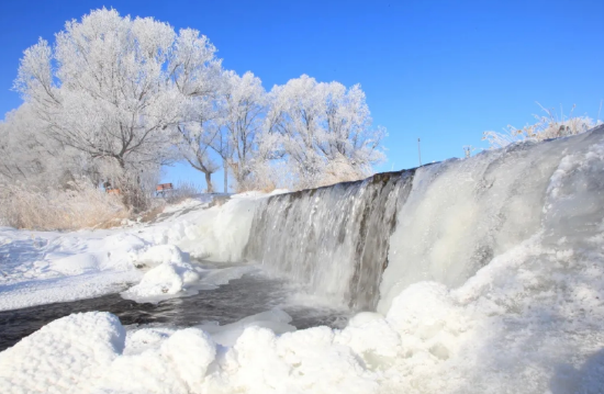 黑河逊克大平台雾凇