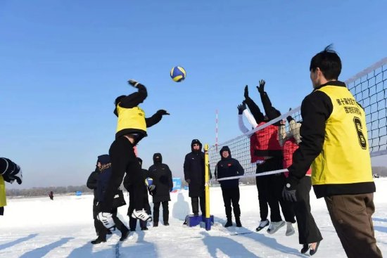 【助力亚冬】坐标松花江冰雪体育乐园｜全国首个免费雪地排球场正式开放